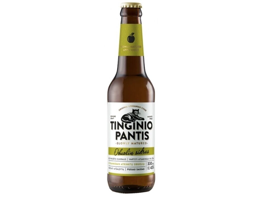 Sidras Obuolių Tinginio pantis 0,33 l Sidras Obuolių Tinginio pantis 0,33 l