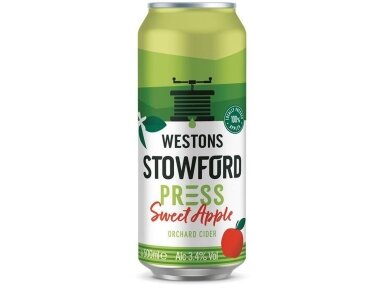 Sidras Stowford Press Sweet Apple skard. 0,5 l