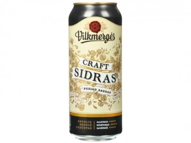 Sidras Vilkmergės Craft skard. 0,5 l