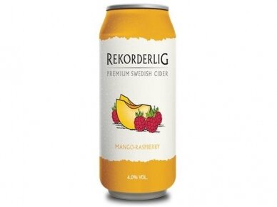 Sidras Rekorderlig Mango Raspberry skard. 0,5 l Sidras Rekorderlig Mango Raspberry skard. 0,5 l