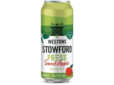 Sidras Stowford Press Sweet Apple skard. 0,5 l Sidras Stowford Press Sweet Apple skard. 0,5 l
