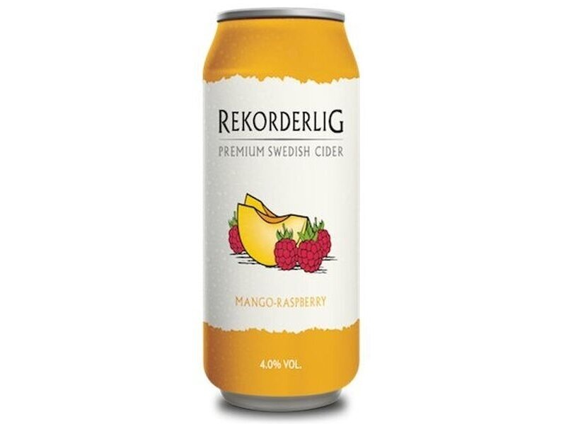 Sidras Rekorderlig Mango Raspberry skard. 0,5 l
