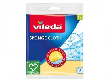 Šluostės kempinės drėgnos Vileda Extra 3 vnt