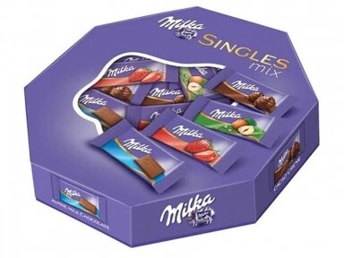 Šokoladai Milka Mini Single Mix 138 g