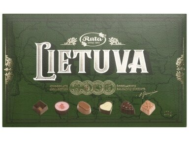 Šokoladinių saldainių kolekcija Lietuva 175 g