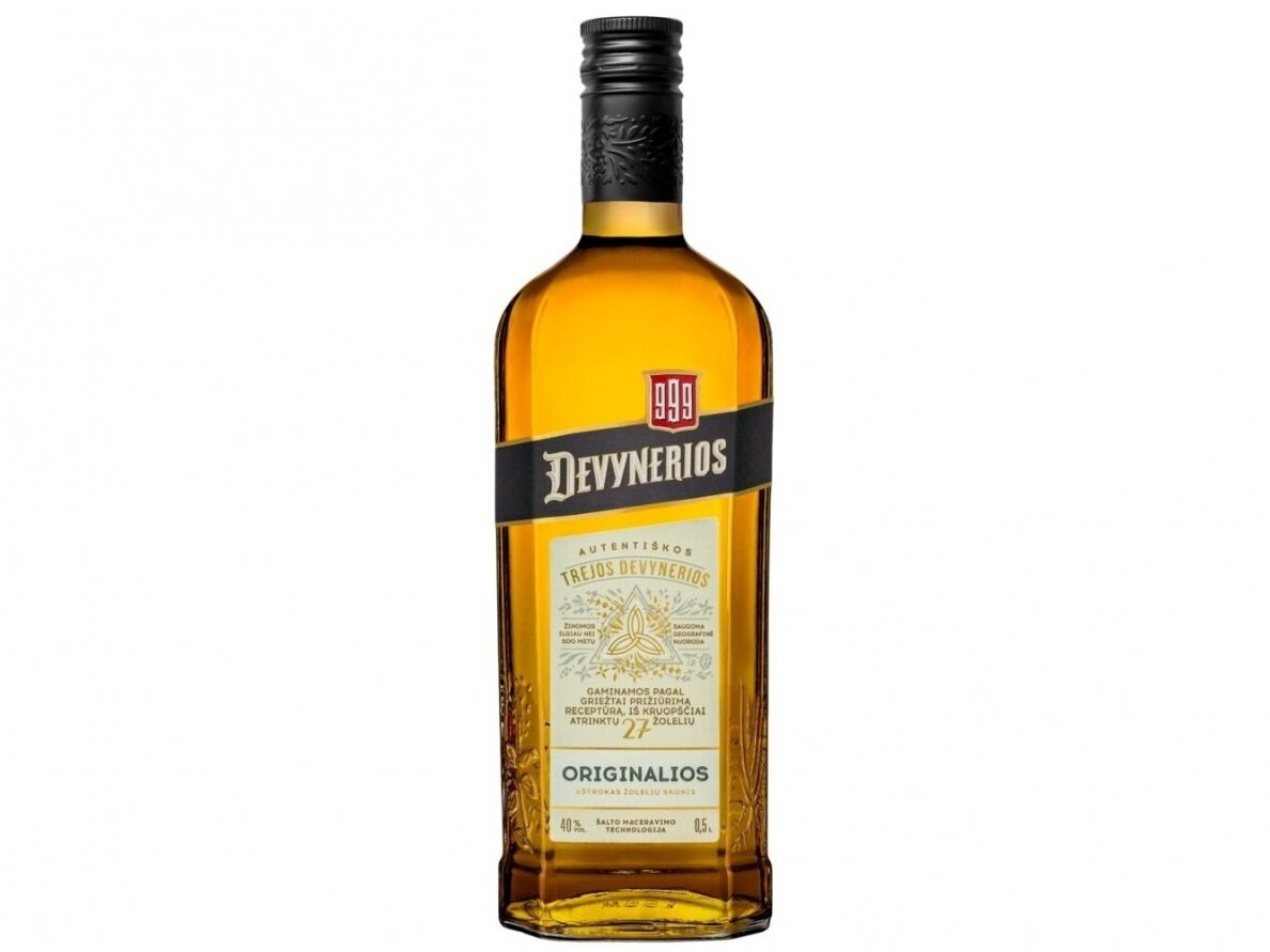 Spiritinis gėrimas Devynerios Orginalios 0,5 l