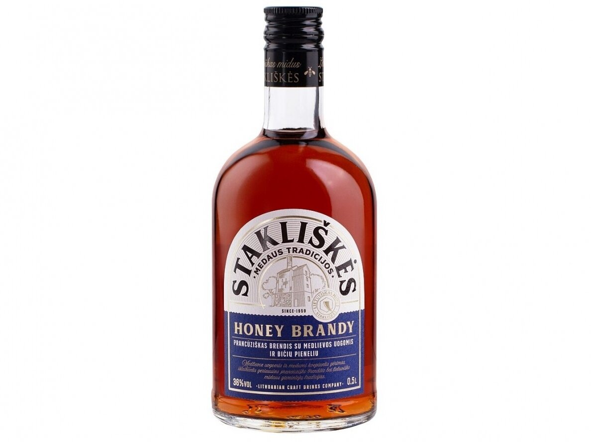 Spiritinis gėrimas Stakliškės Honey Brandy 0,5 l