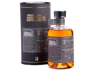 Spiritinis gėrimas Pakruojo dvaro Iš statinės Nr.4 su dėž. 0,5 l