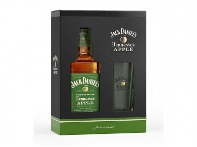 Spiritinis gėrimas Jack Daniel's Apple su taurėm 0,7 l