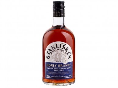 Spiritinis gėrimas Stakliškės Honey Brandy 0,5 l Spiritinis gėrimas Stakliškės Honey Brandy 0,5 l