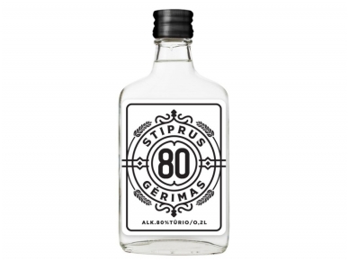 Spiritinis gėrimas Stiprus 80 0,2 l Spiritinis gėrimas Stiprus 80 0,2 l
