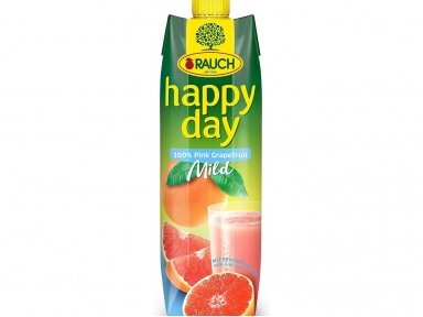 Sultys Happy Day rausvųjų greipfrutų 100 % 1 l