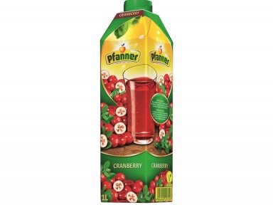 Sultys Pfanner spanguolių gėrimas 1 l