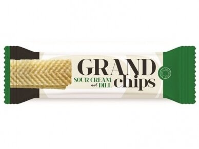 Traškučiai Grand Chips grietinėlės ir prieskoninių žolelių skonio 90 g