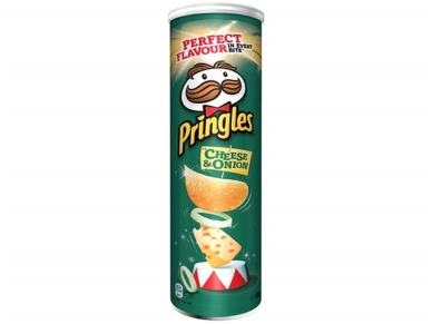 Traškučiai Pringles Cheese & Onion 165 g