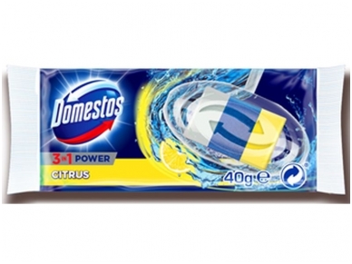 Tualetinis muiliukas Domestos Citrus pakeitimui 35 g Tualetinis muiliukas Domestos Citrus pakeitimui 35 g