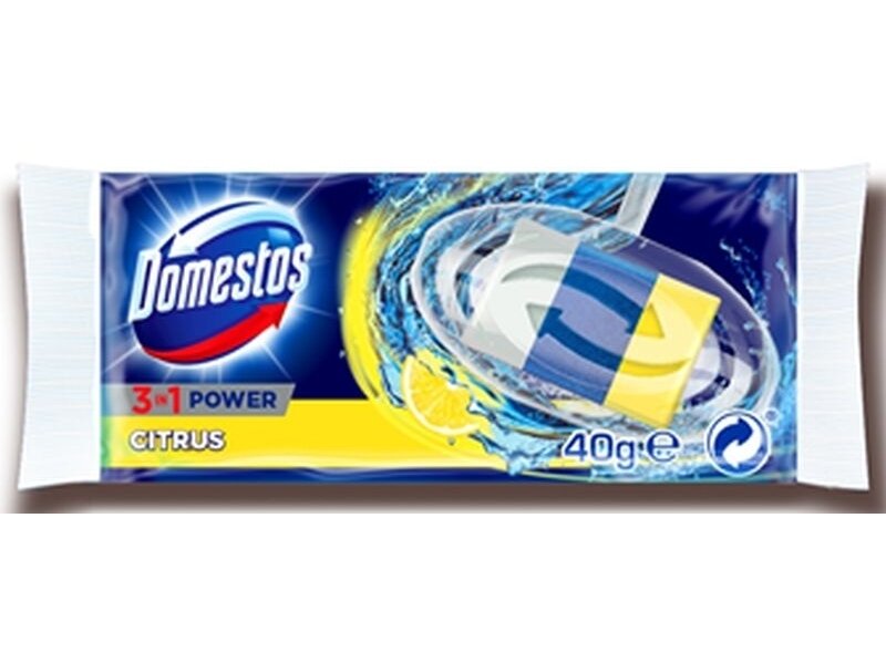 Tualetinis muiliukas Domestos Citrus pakeitimui 35 g Tualetinis muiliukas Domestos Citrus pakeitimui 35 g