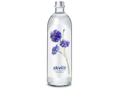 Vanduo Akvilė stikle negaz. 0,75 l
