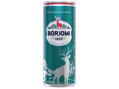 Vanduo BORJOMI skarda gaz. 0,33 l