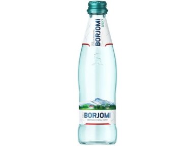 Vanduo BORJOMI stikle gaz. 0,33 l