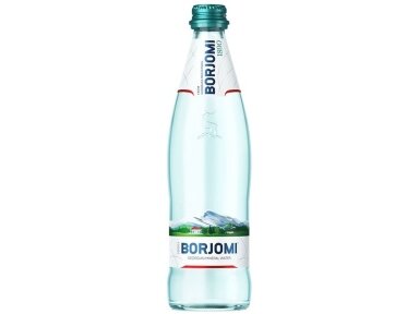 Vanduo BORJOMI stikle gaz. 0,5 l