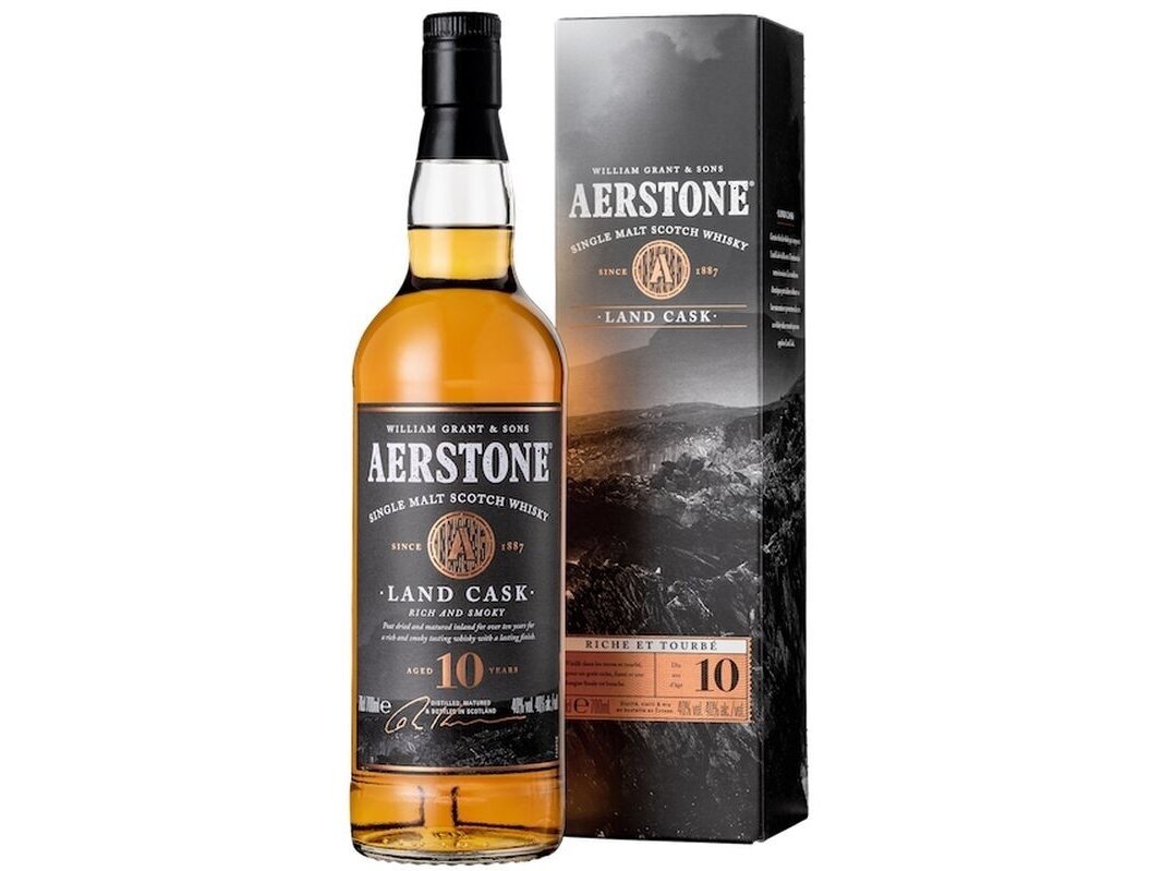 Viskis Aerstone 10 YO Land Cask su dėž. 0,7 l