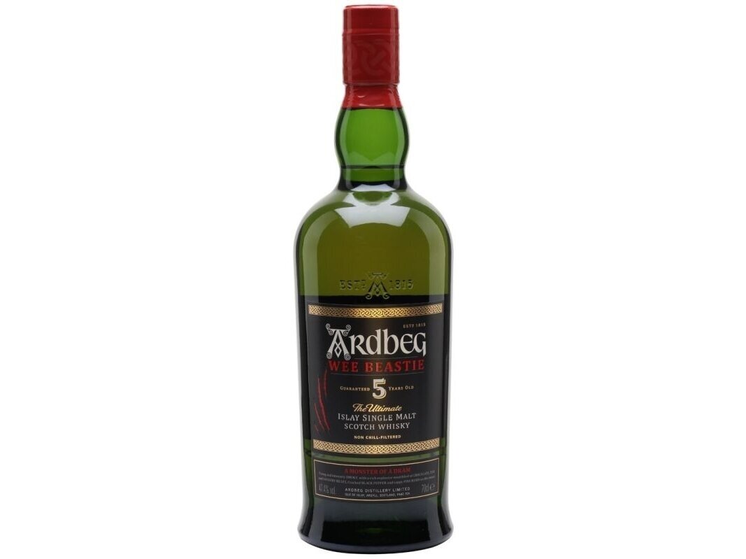 Viskis Ardbeg Islay Single Malt 5 Wee Beastie YO 0,7 l Viskis Ardbeg Islay Single Malt 5 Wee Beastie YO 0,7 l