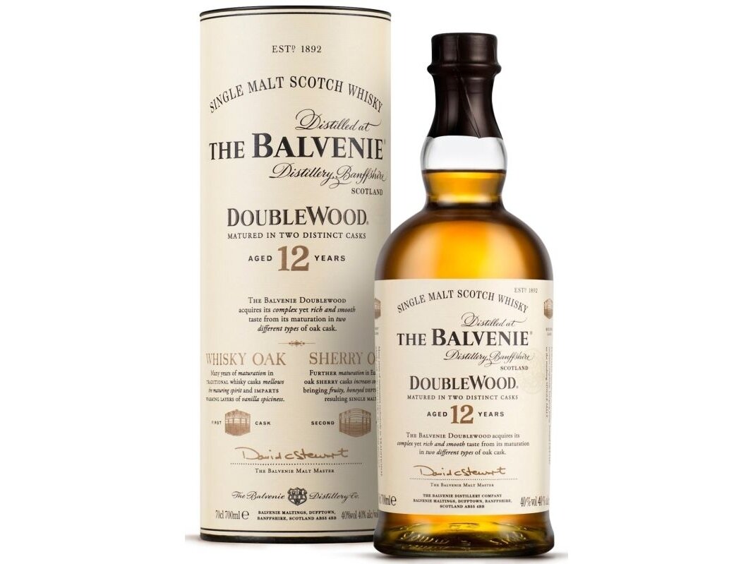 Viskis Balvenie Double Wood 12 YO su dėž. 0,7 l