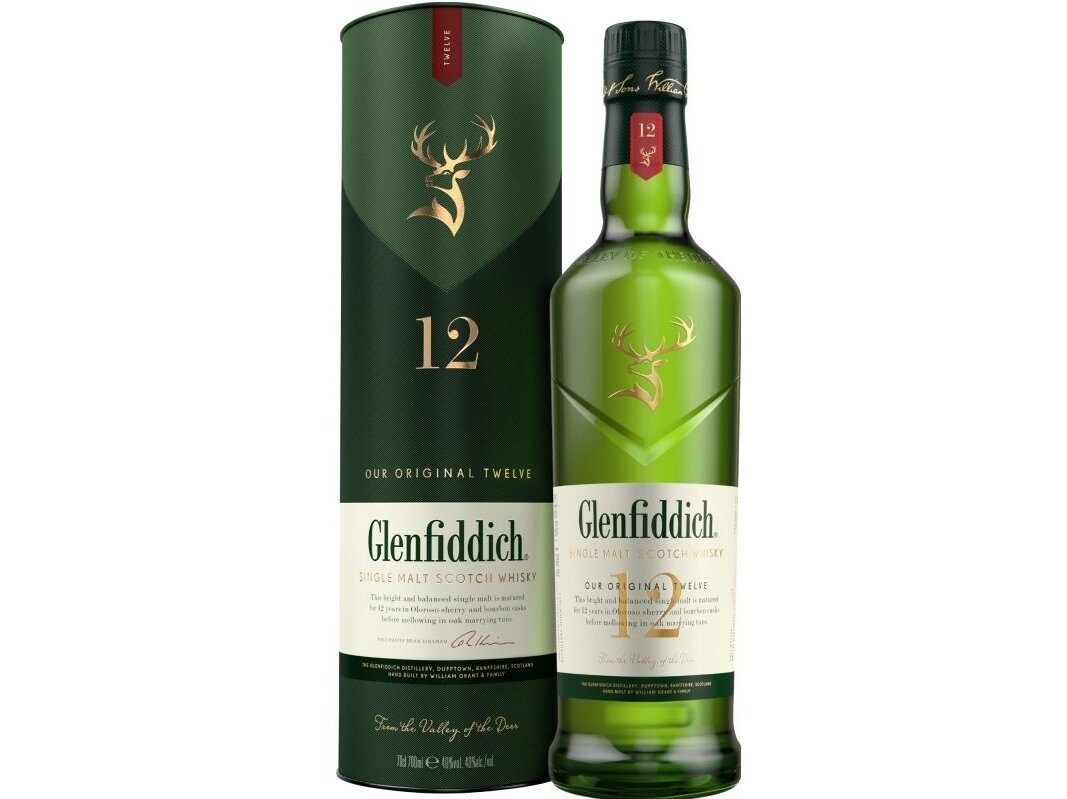Viskis Glenfiddich 12 YO su dėž. 0,7 l Viskis Glenfiddich 12 YO su dėž. 0,7 l