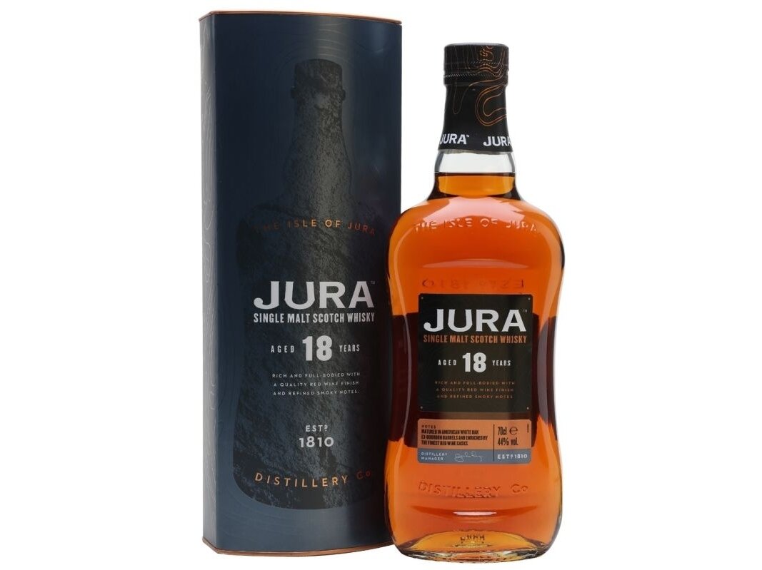 Viskis Jura 18 YO su dėž. 0,7 l Viskis Jura 18 YO su dėž. 0,7 l