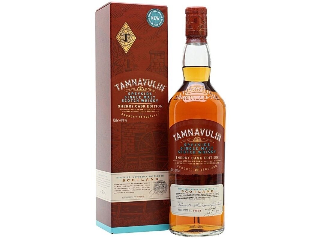 Viskis Tamnavulin Sherry Cask Single Malt su dėž. 0,7 l
