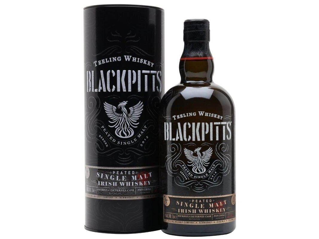 Viskis Teeling Blackpitts Peated su dėž. 0,7 l Viskis Teeling Blackpitts Peated su dėž. 0,7 l