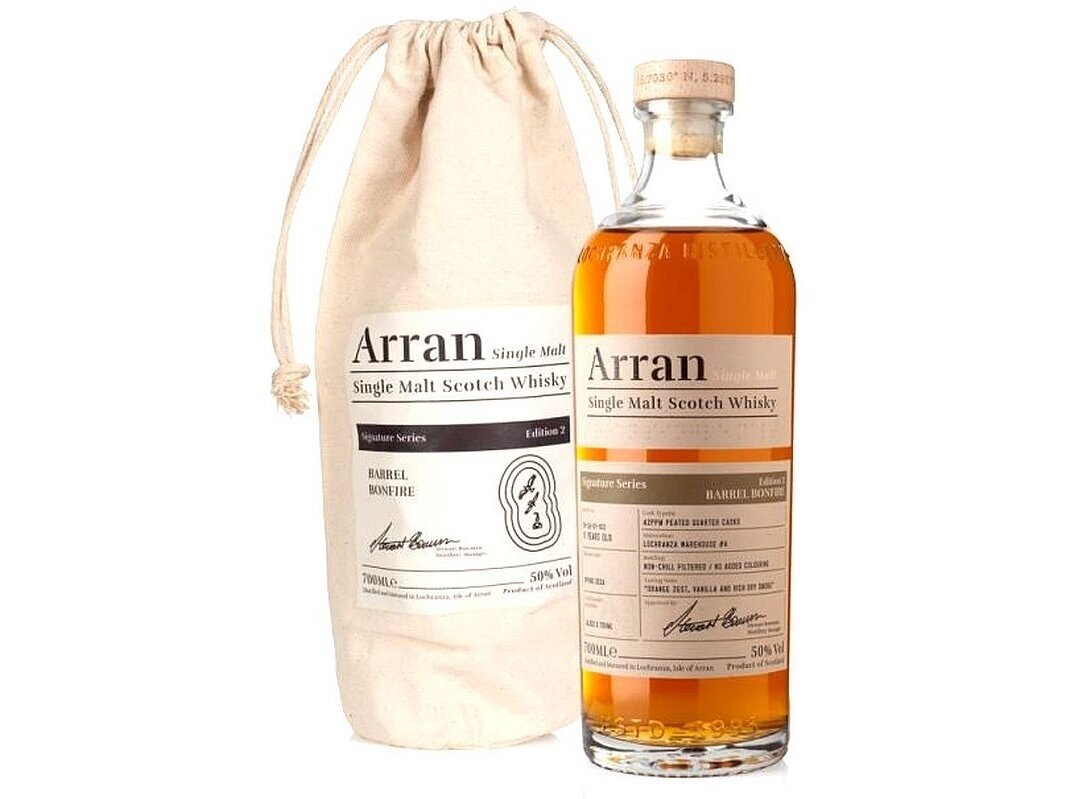 Viskis The Arran Barrel Bonfire Signature Series Edition 2 0,7 l Viskis The Arran Barrel Bonfire Signature Series Edition 2 0,7 l
