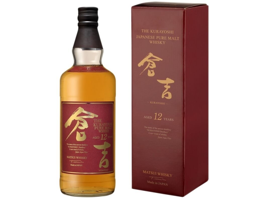 Viskis The Kurayoshi Pure Malt 12 YO su dėž. 0,7 l 1