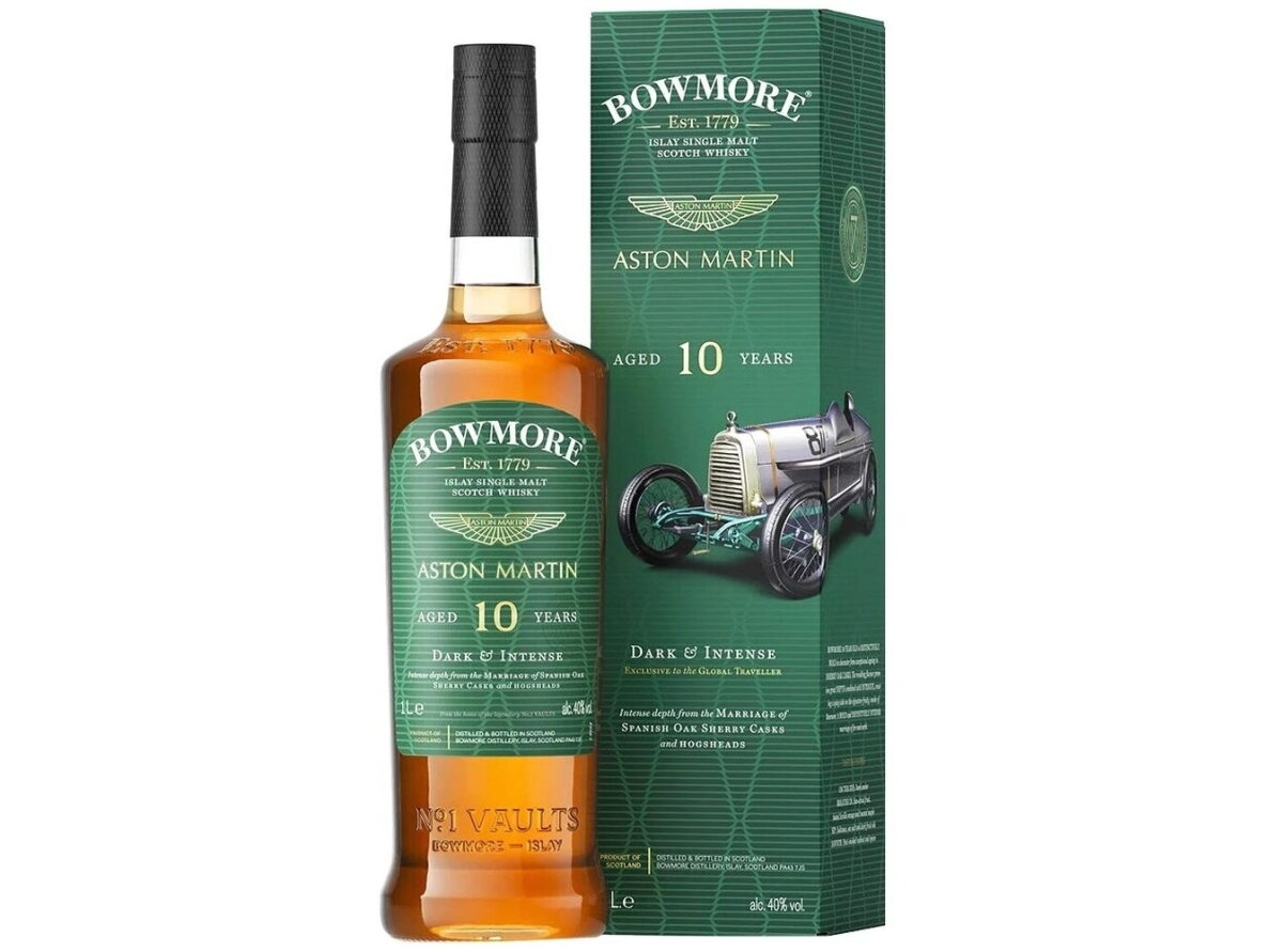 Viskis Bowmore 10 YO Aston Martin Edition 1 l Viskis Bowmore 10 YO Aston Martin Edition 1 l
