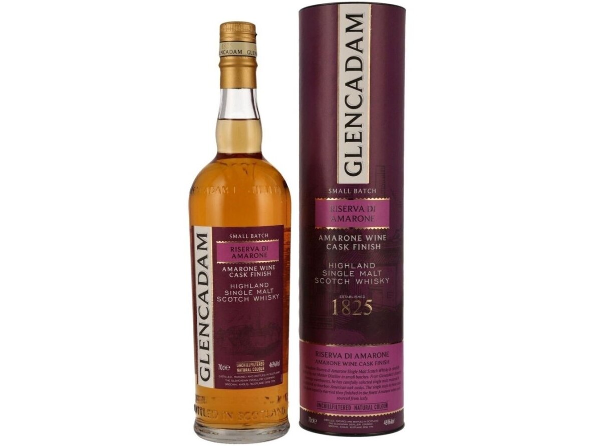 Viskis Glencadam Reserva Di Amarone Wine Cask Finish su dėž. 0,7 l