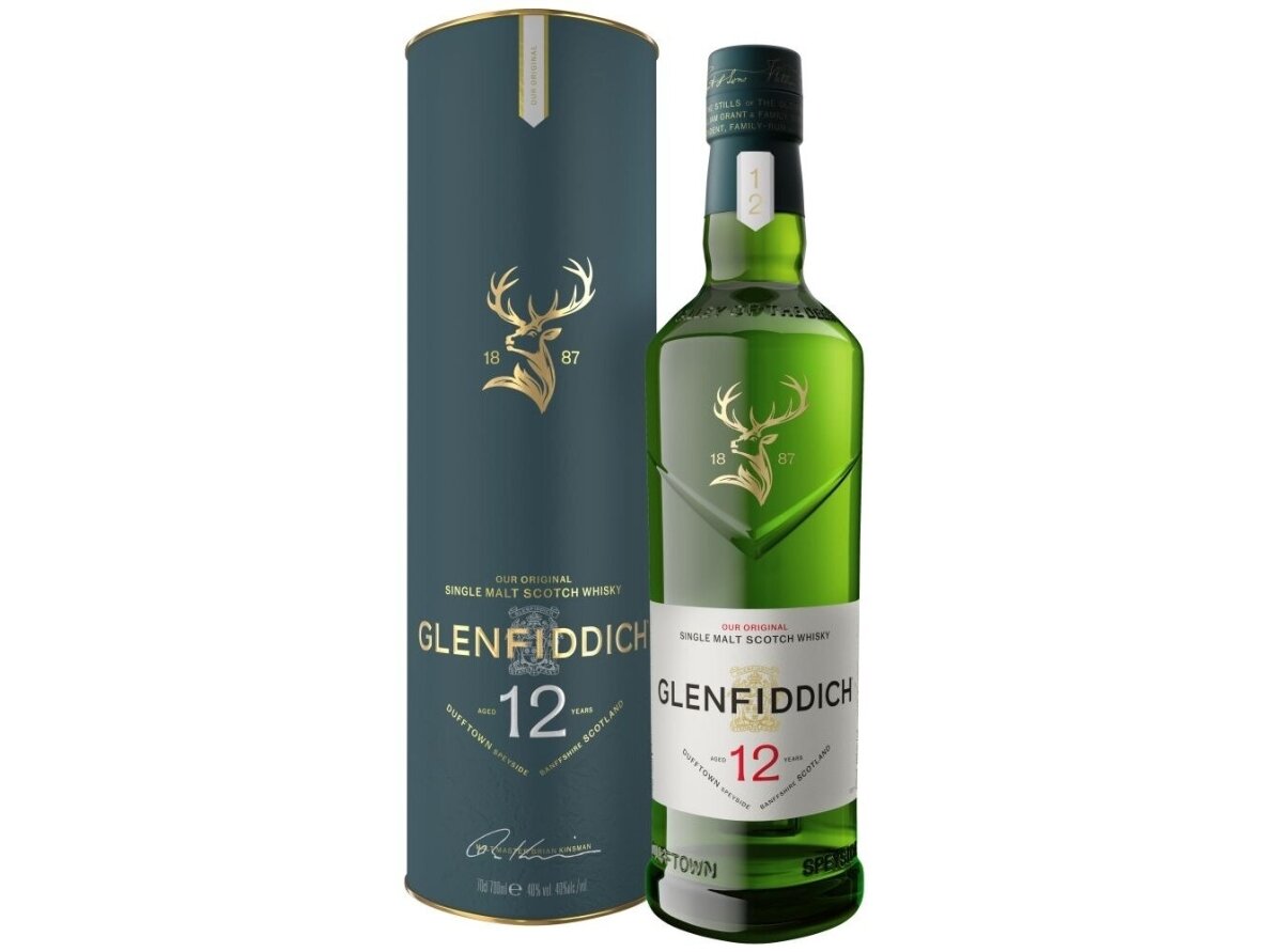 Viskis Glenfiddich 12 YO su dėž. 0,7 l 1 Viskis Glenfiddich 12 YO su dėž. 0,7 l 1