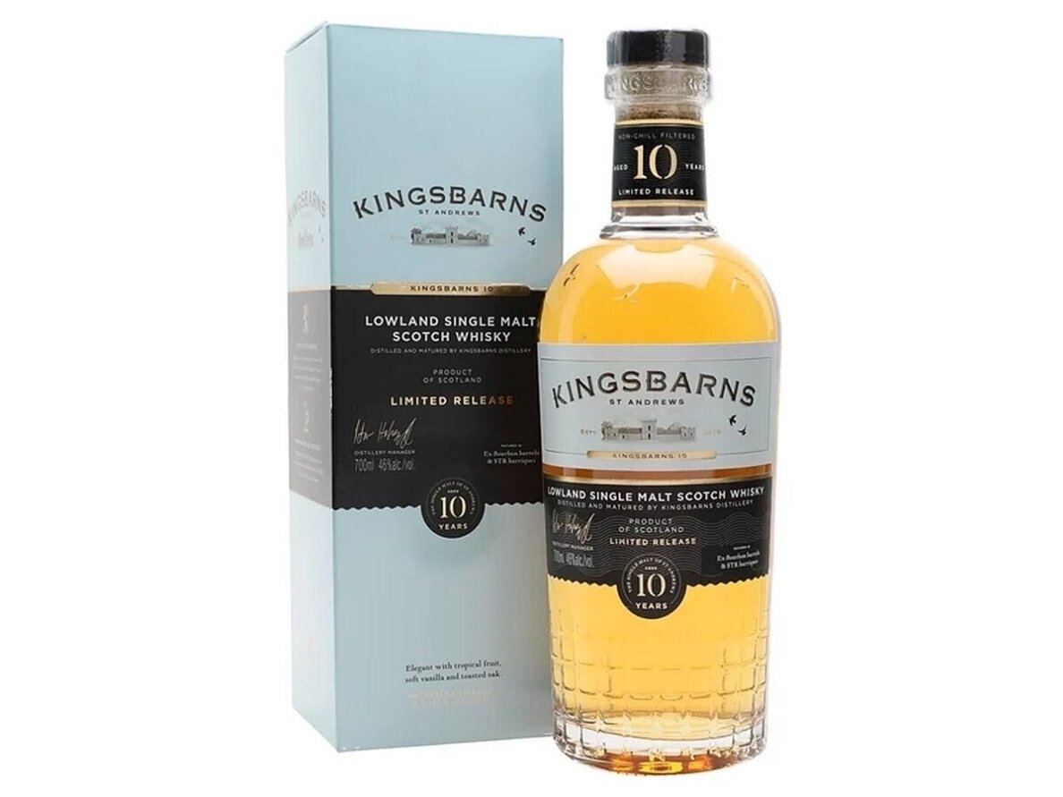 Viskis Kingsbarns 10 YO su dėž. 0,7 l Viskis Kingsbarns 10 YO su dėž. 0,7 l