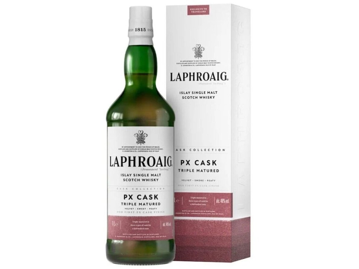 Viskis Laphroaig PX Cask su dėž. 1 l Viskis Laphroaig PX Cask su dėž. 1 l