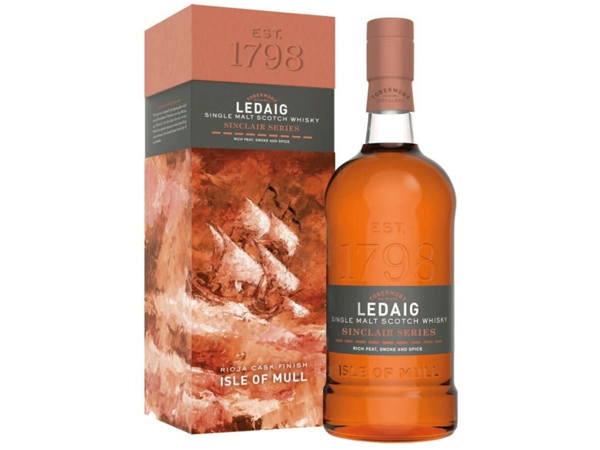Viskis Ledaig Rioja Cask Finish su dėž. 0,7 l Viskis Ledaig Rioja Cask Finish su dėž. 0,7 l