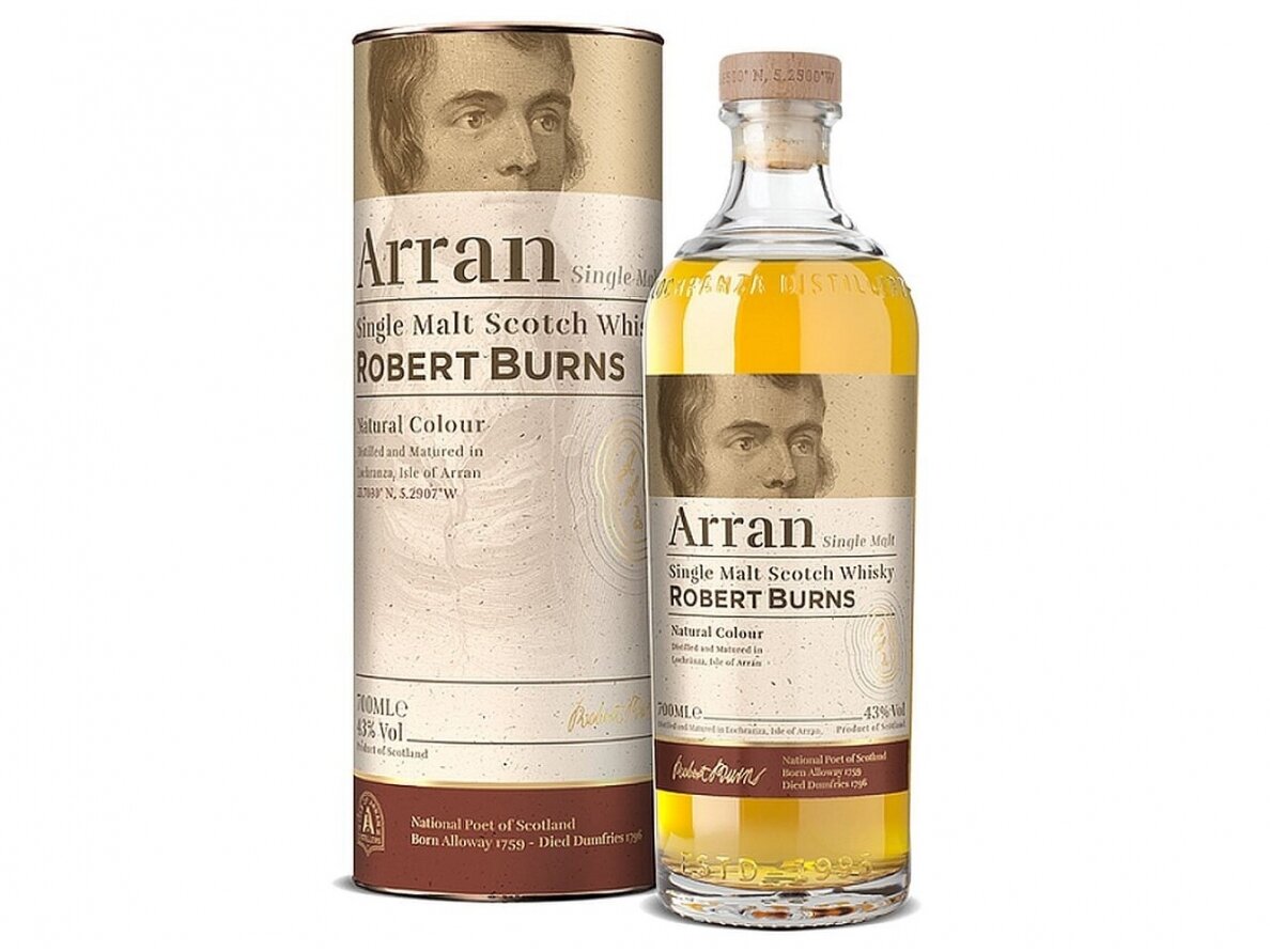 Viskis Robert Burns Single Malt su dėž. 0,7 l Viskis Robert Burns Single Malt su dėž. 0,7 l