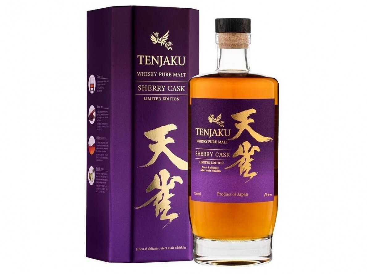 Viskis Tenjaku Pure Malt Sherry Cask Limited Edition su dėž. 0,7 l Viskis Tenjaku Pure Malt Sherry Cask Limited Edition su dėž. 0,7 l
