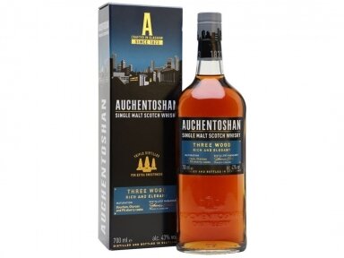 Viskis Auchentoshan Three Wood su dėž. 0,7 l