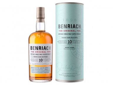 Viskis BenRiach 10 YO Original su dėž. 0,7 l