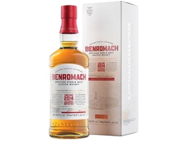 Viskis Benromach Cask Strength Vintage 2014 Batch 3 su dėž. 0,7 l