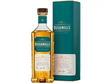 Viskis Bushmills Malt 10 YO su dėž. 0,7 l