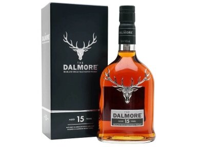 Viskis Dalmore 15 YO su dėž. 0,7 l
