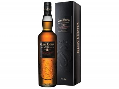 Viskis Glen Scotia 15 YO Single Malt su dėž. 0,7 l