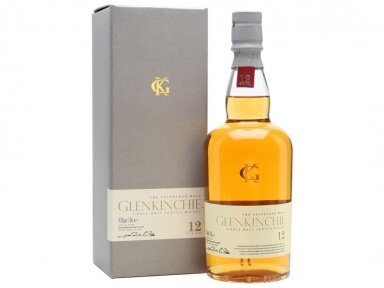 Viskis Glenkinchie Lowland Single Malt 12 YO su dėž. 0,7 l