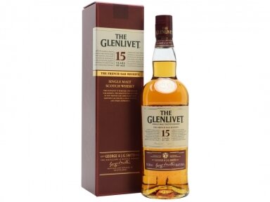 Viskis Glenlivet 15 YO su dėž. 0,7 l